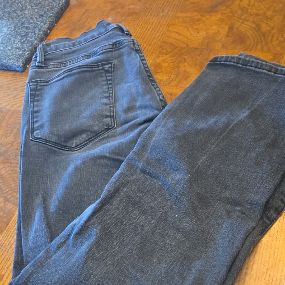 Frame Denim Dark Blue Straight Leg Jeans